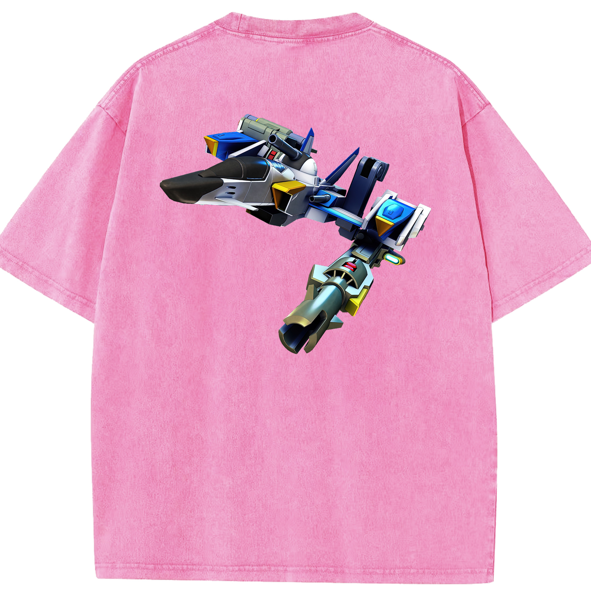 （画像用） 機動戦士ガンダム Mobile Suit Gundam 綿100% ヴィンテージ風 半袖Tシャツ（背面プリント）